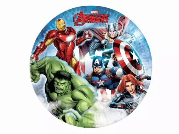 Маска с героите от Marvel Avengers, подходяща за детски партии, ръчно изработена, с изображение на Железният човек, Тор, Хълк и Капитан Америка, за празненство с любимите супергерои.