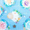 Прибори за бани с морска тема, подходящи за плажна и морска тематична партия.