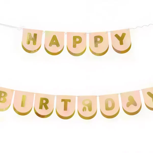 Бутилка със свещи за рожден ден, празнична украса с надпис Happy Birthday, весело парти, детски и възрастни тържества.
